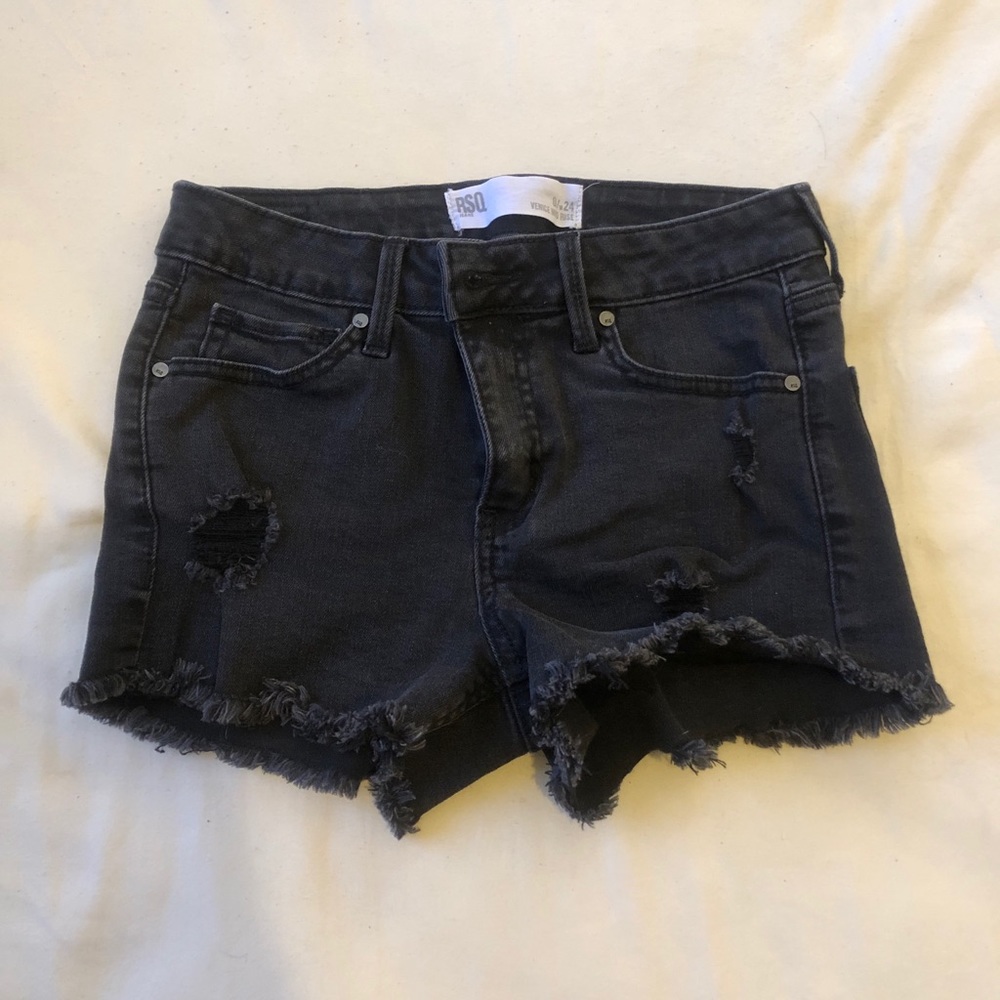 Black short shorts